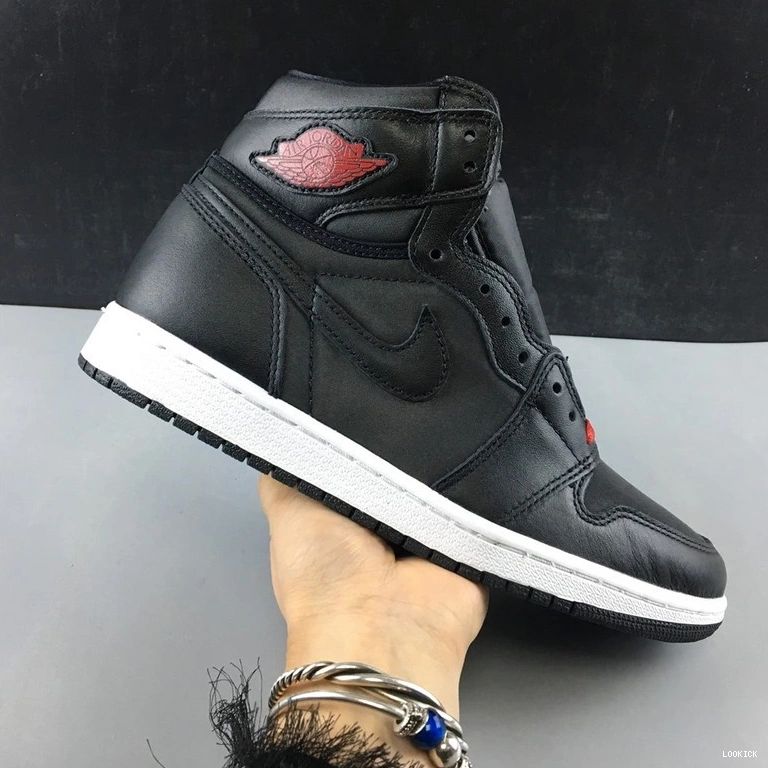Rep Gym 1 Black Black Retro Red 555088-060 Jordan  High 0514
